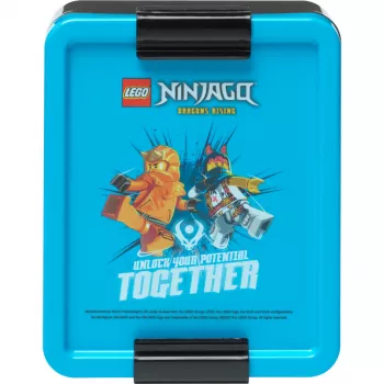 LEGO Lancheira Ninjago Azul/Preto PP com gráficos emoticon 1,2L