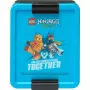 LEGO Lancheira Ninjago Azul/Preto de PP com gráficos de emoticons 1,2L