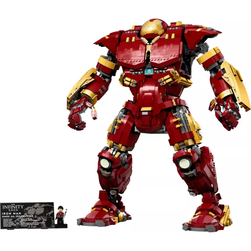 Conjunto de construção LEGO Marvel Hulkbuster 76210 (4049 peças) para adultos