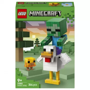 LEGO Minecraft 21582 Conjunto de Construção Chicken Jockey