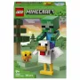 LEGO Minecraft 21582 Conjunto de Construção Chicken Jockey