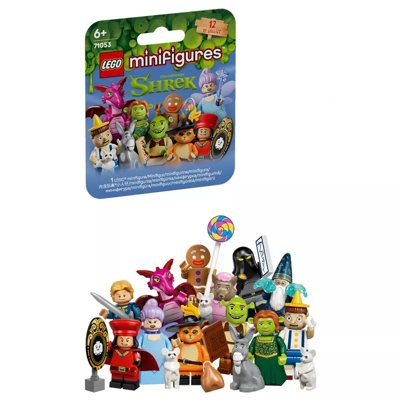 LEGO Minifiguras 71053 Série Shrek (1 minifigura aleatória) Saco surpresa