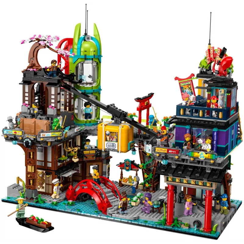 LEGO NINJAGO 71799 Os mercados de NINJAGO City
