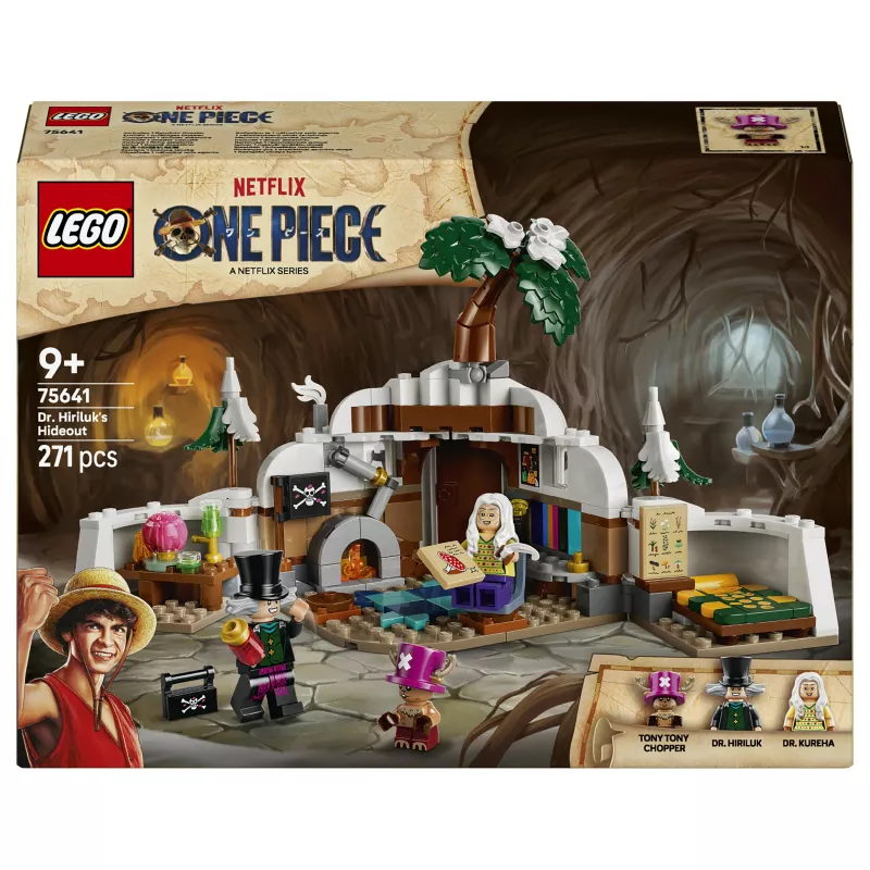 LEGO One Piece 75641 conjunto de construção Dr. Hiluluk's Hideout
