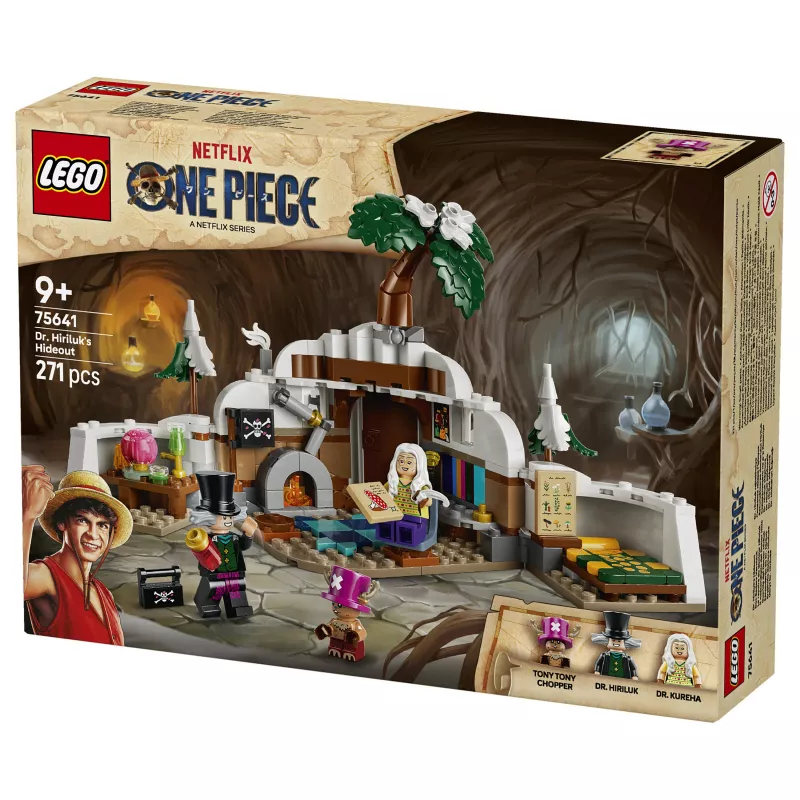 LEGO One Piece 75641 conjunto de construção Dr. Hiluluk's Hideout