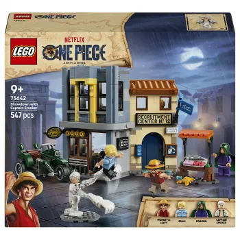 Conjunto de construção LEGO One Piece 75642 Showdown with Captain Smoker