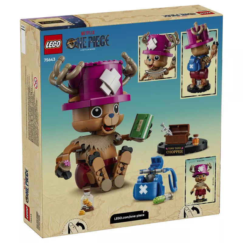 LEGO One Piece 75643 conjunto de construção Tony Tony Chopper (250 peças)