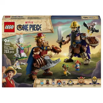 LEGO One Piece 75644 Dorry vs. Brogy – Giants of Little Garden Conjunto de construção (1500 peças, 3 minifiguras, a partir de 10 anos)