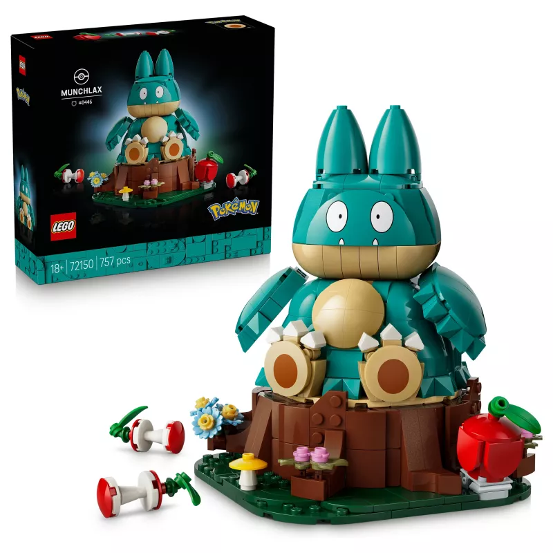 LEGO Pokémon 72150 Figura construível Munchlax (823 peças, a partir de 10 anos)