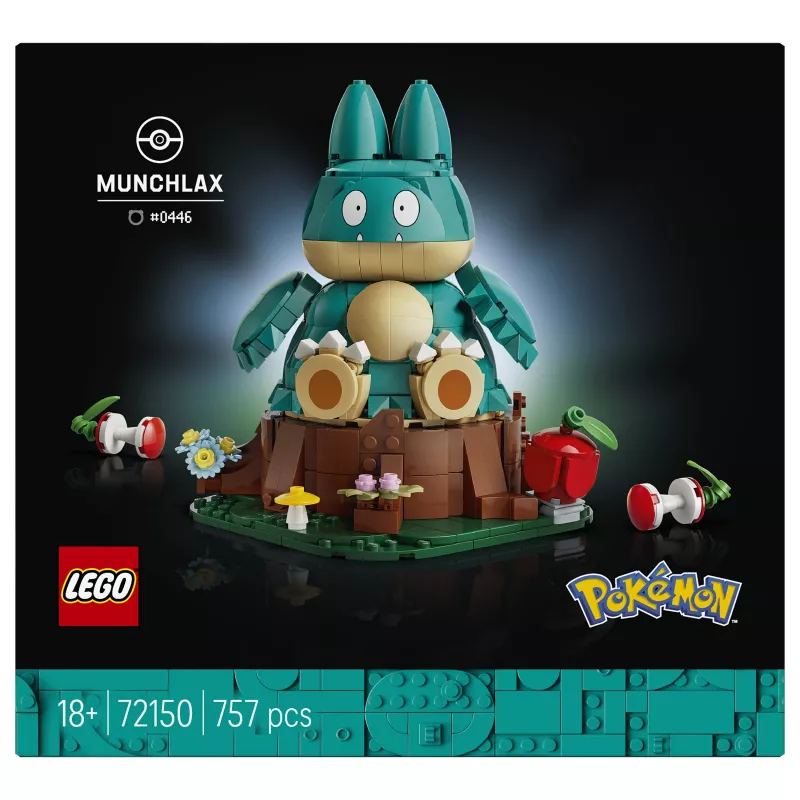 LEGO Pokémon 72150 Figura construível Munchlax (823 peças, a partir de 10 anos)
