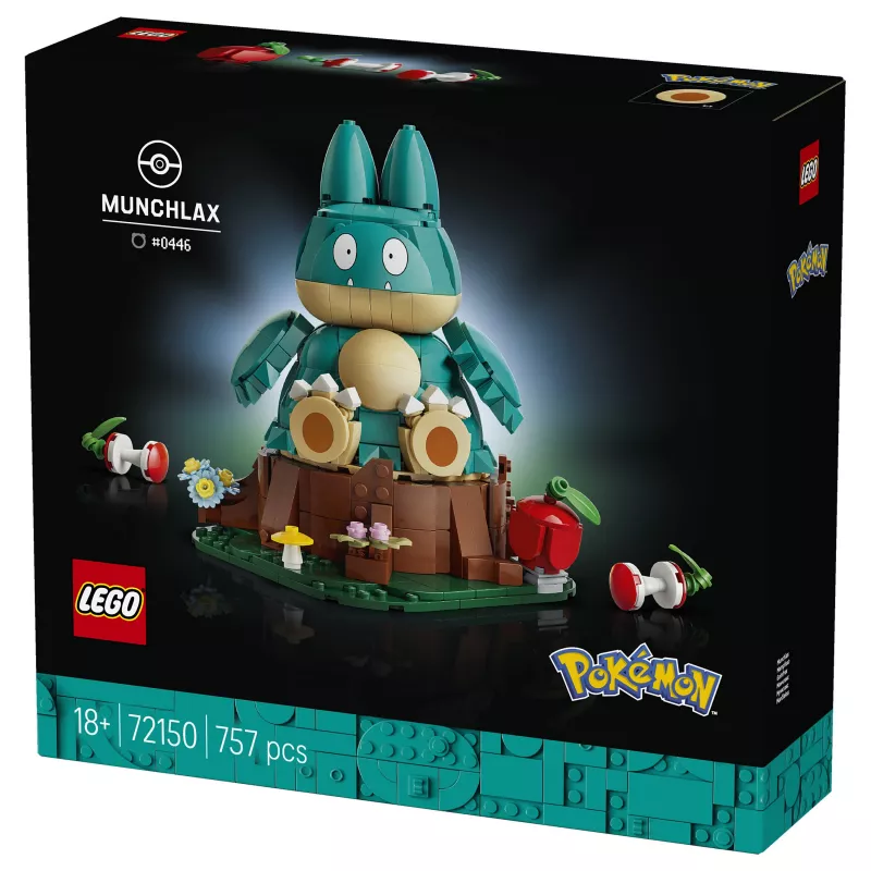 LEGO Pokémon 72150 Figura construível Munchlax (823 peças, a partir de 10 anos)