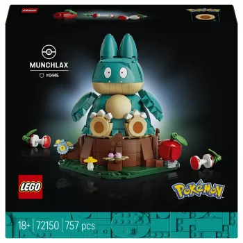 LEGO Pokémon 72150 Figura construível Munchlax (823 peças, a partir de 10 anos)