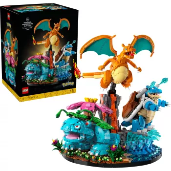 LEGO Pokemon 72153 Venusaur, Charizard e Blastoise