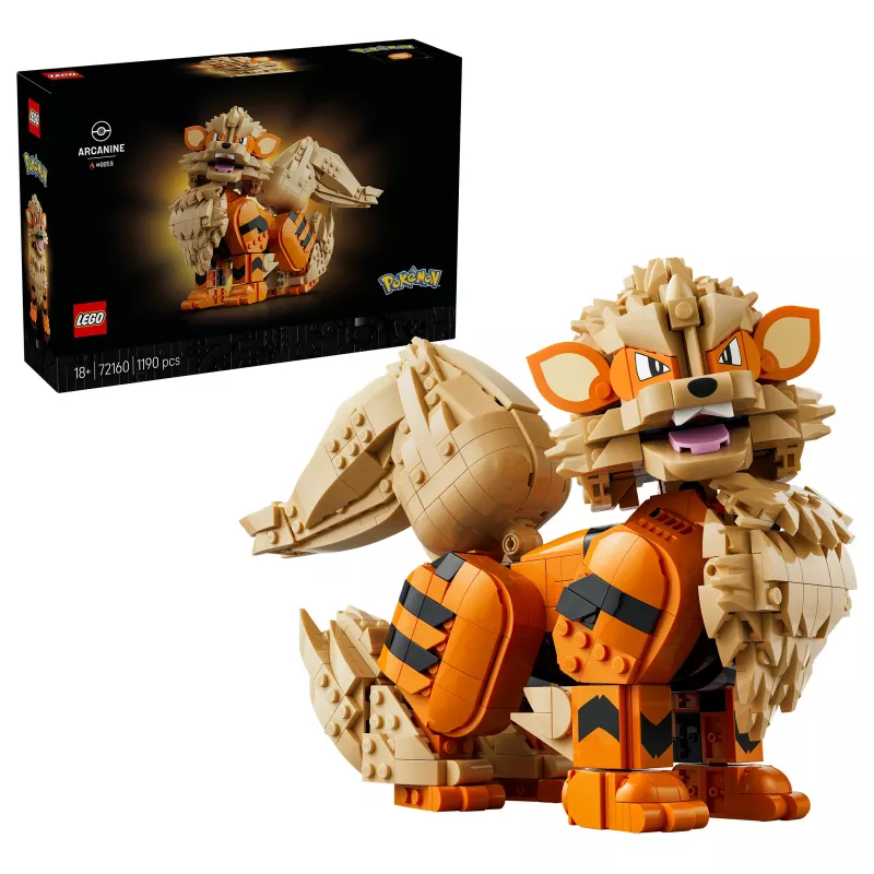 Conjunto de construção LEGO Pokémon Arcanine (72160)