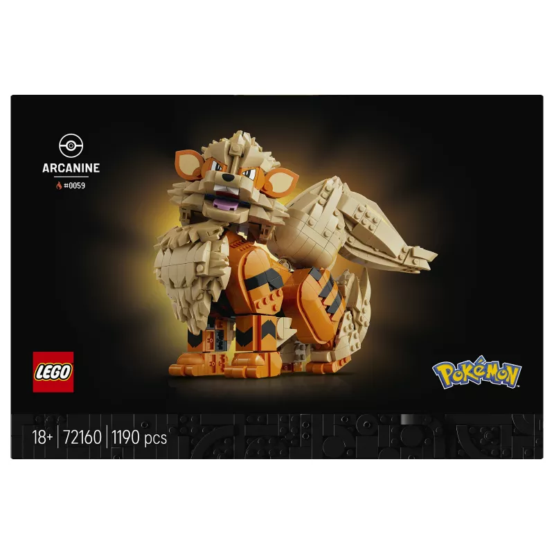 Conjunto de construção LEGO Pokémon Arcanine (72160)