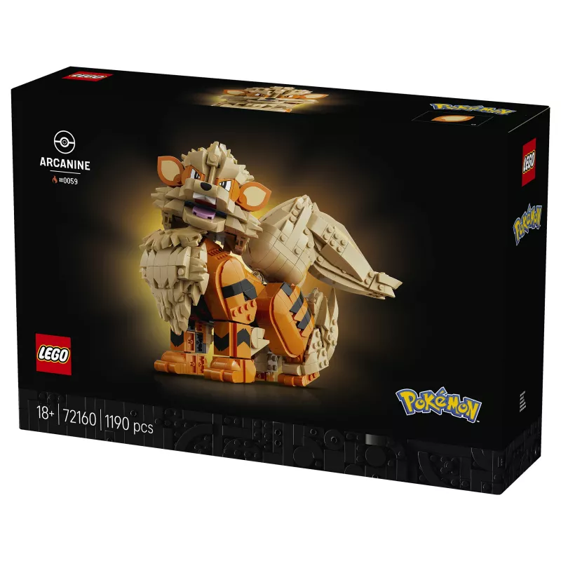 Conjunto de construção LEGO Pokémon Arcanine (72160)