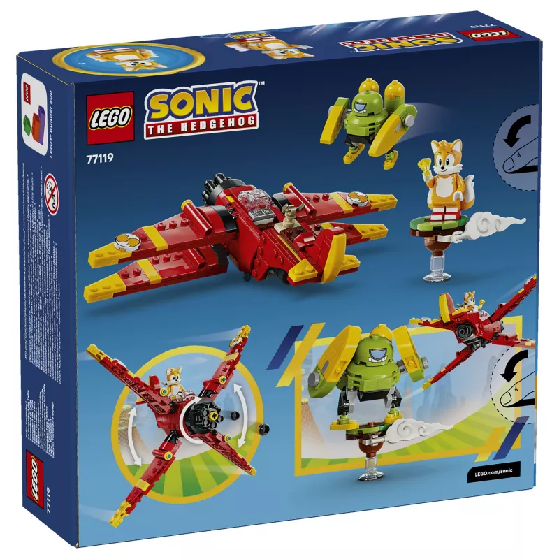 LEGO Sonic the Hedgehog 77119 Tails e Tornado-1