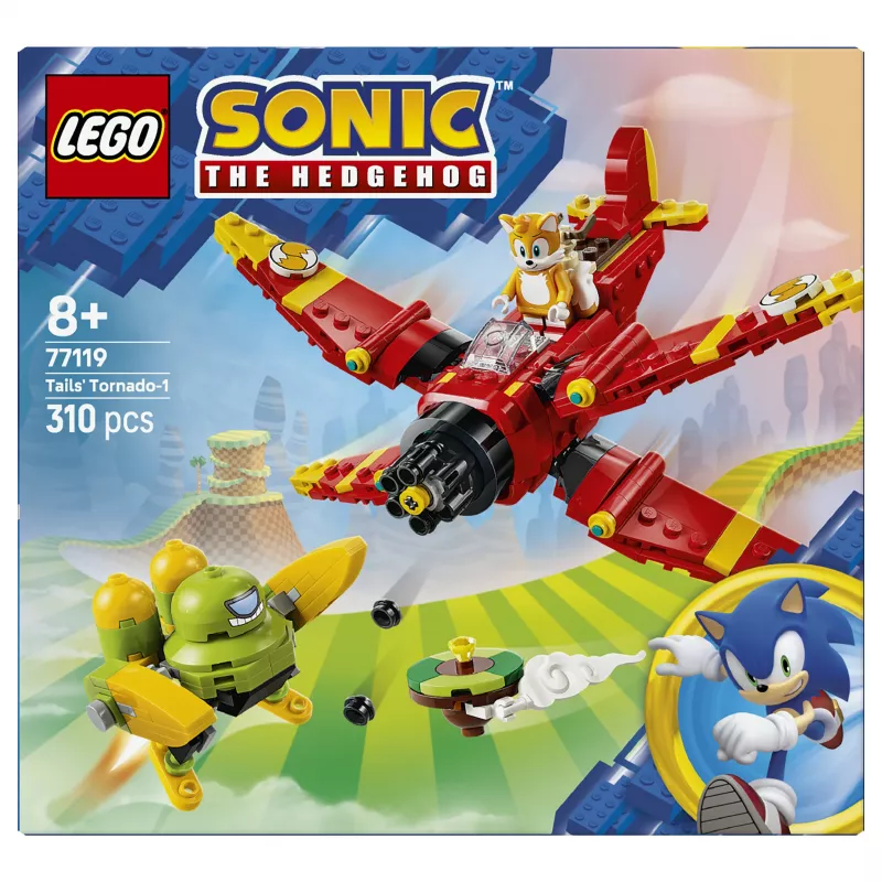 LEGO Sonic the Hedgehog 77119 Tails e Tornado-1