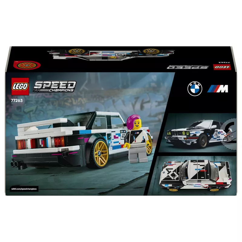 LEGO Speed Champions 77263 BMW M3 (E30) Conjunto de Construção de Carro de Corrida