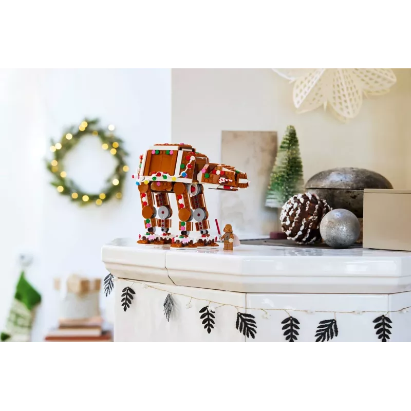 LEGO Star Wars 40806 AT-AT de gengibre Modelo de exposição de Natal