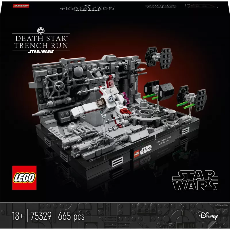 LEGO Star Wars 75329 diorama da trincheira da Estrela da Morte, conjunto de construção