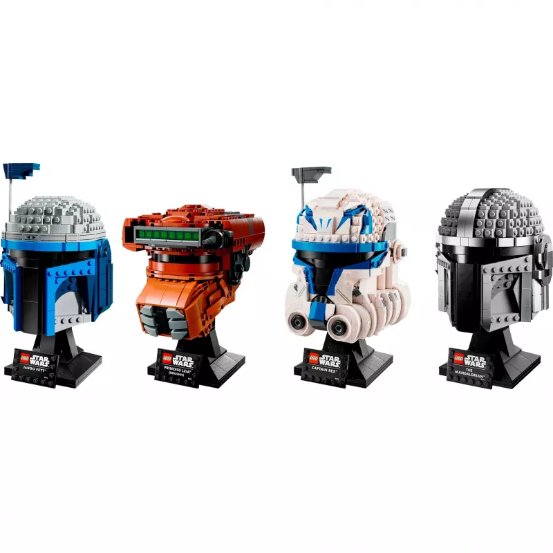 Conjunto de capacetes LEGO Star Wars