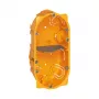Legrand Batibox 080042 Caixa para parede oca, 2 vias, 2 módulos, 40 mm de profundidade, cinzento