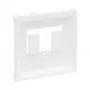 Legrand SEANO Placa central para caixas de comunicação TDO e TAE, branco ultra
