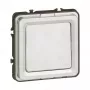 Interruptor e comutador universal Legrand Soliroc 077811, 1 polo, 10AX, 250V, IP55, IK10, cinzento