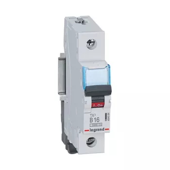 Disjuntor Legrand TX3 B16 1 polo 10kA 230/400V 1 módulo