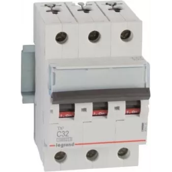 Legrand TX3 disjuntor MCB C 32A 3 polos 10kA 400V AC 3 módulos 404225
