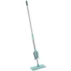 LEIFHEIT Picobello Micro Duo esfregona com espremedor de alavanca, cabeça de microfibra de 33 cm, cabo de aço de 140 cm, verde/branco
