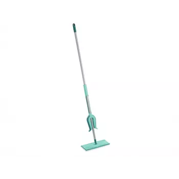 LEIFHEIT Picobello Micro Duo esfregona com espremedor de alavanca, cabeça de microfibra de 33 cm, cabo de aço de 140 cm, verde/branco