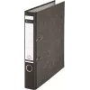 Dossiê de arquivo Leitz 1050 Standard A4 52 mm preto cartão reciclado com fendas, furo para dedo, cantos metálicos 1050-50-95
