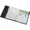 LEITZ A4 10 pastas de arquivo com separadores, polipropileno transparente, abertas em cima, com abas para etiquetas 4754-00-03