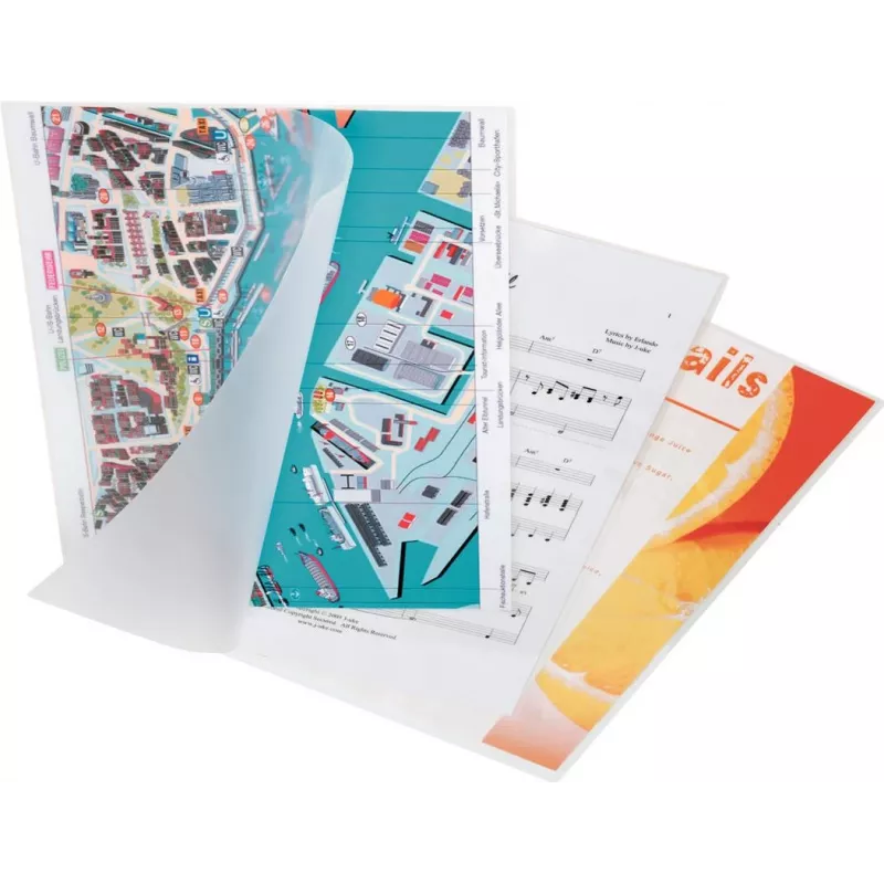 Leitz A4 Películas de Plastificação, 80 Micron, Brilhante, pack de 100, jam-free UDT 7430-00-02