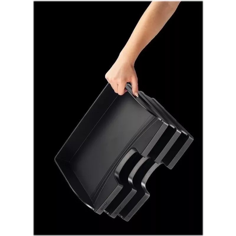 Leitz Click & Store Caixa de arquivo A4, preta, cartão laminado, 363 x 273 x 70 mm 5218-00-95