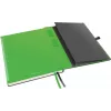LEITZ Complete Caderno, formato iPad, quadriculado, 80 folhas papel marfim 96 g/m², aspeto de couro, preto 4473-00-95