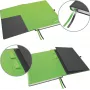 LEITZ Complete Caderno, formato iPad, quadriculado, 80 folhas papel marfim 96 g/m², aspeto de couro, preto 4473-00-95