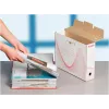 LEITZ Esselte Caixa de arquivo, lombada 100 mm, cartão canelado branco com linhas pré-impressas para organização (128201)