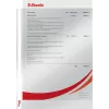 LEITZ Esselte Capa de documento standard A4, polipropileno, cristalino, 0,06 mm, abertura superior, segurança de documento, perfuração múltipla, bordo reforçado, pack de 100 (925008)