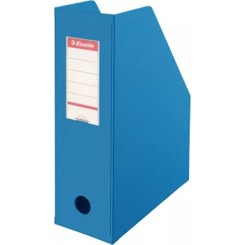 LEITZ Esselte Porta-revistas standard DIN A4 azul 100 mm cartão revestido a PVC 56075