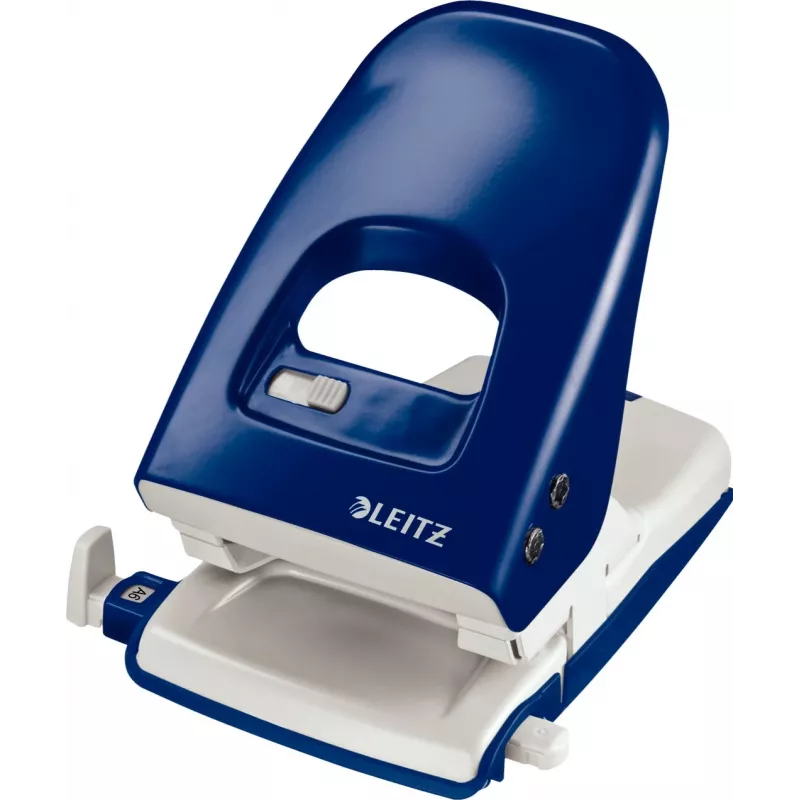 Perfurador de 2 furos LEITZ Nexxt 5138 azul 40 folhas com base metálica e parte superior em plástico 5138-00-35