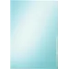 LEITZ Capa para documentos A4 Premium, PVC, Azul, 0,15 mm, aberta em cima e nos lados, arquivável, película rígida (4100-00-35)