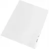 LEITZ re:cycle A4 Capa de Apresentação, 100 % PP Reciclado, 0,13 mm Texturado, Aberta em Cima e nos Lados, Transparente, pack de 10 4401-10-03