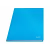 Caderno LEITZ Solid A4 pautado preto 80 folhas capa dura costurado com elástico, porta-canetas, marcador e bolsa interior 46640030