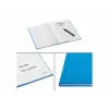 Caderno LEITZ Solid A4 pautado preto 80 folhas capa dura costurado com elástico, porta-canetas, marcador e bolsa interior 46640030