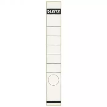 LEITZ Etiquetas de lombada para dossiês, 39 x 285 mm, longas, estreitas, brancas, pack de 100 (1648-00-01)