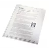 LEITZ Capa de documentos A4 standard, polipropileno, texturado, azul, 0,13 mm, aberta em cima e nas laterais, protege documentos, com recorte para o polegar 4000-00-35