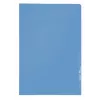 LEITZ Capa de documentos A4 standard, polipropileno, texturado, azul, 0,13 mm, aberta em cima e nas laterais, protege documentos, com recorte para o polegar 4000-00-35